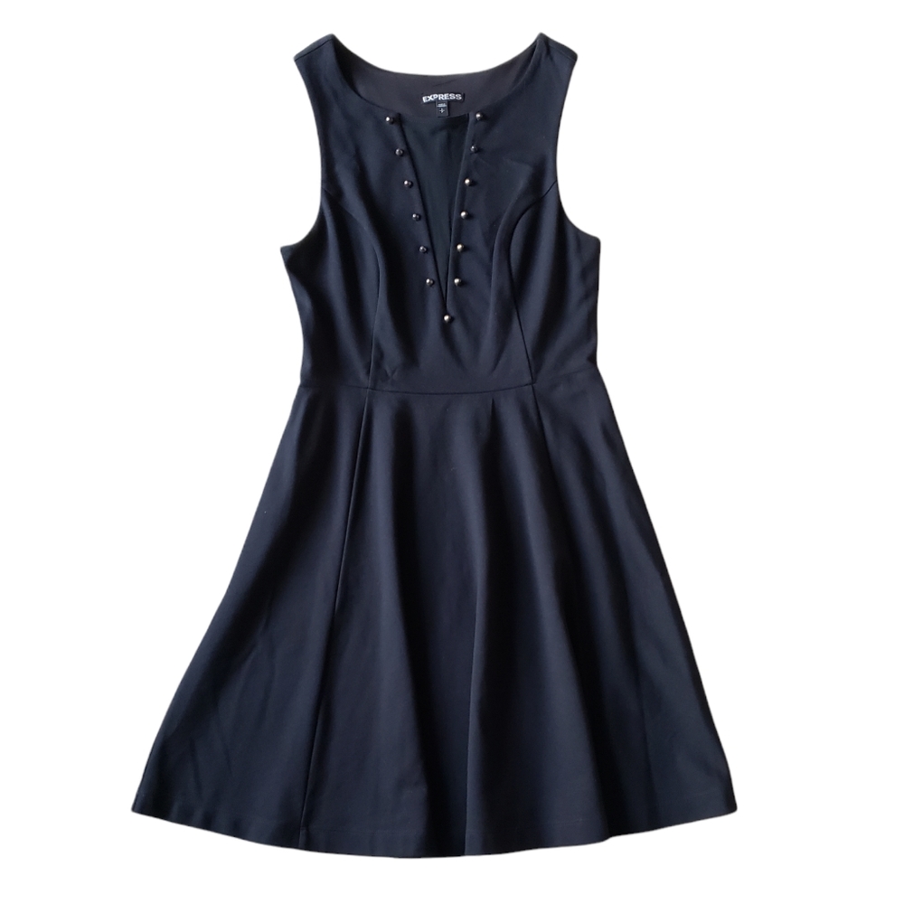 Express Women Mini Dress Sleeveless Black